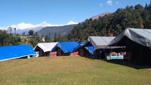 Camping in Chopta - Rudra camps