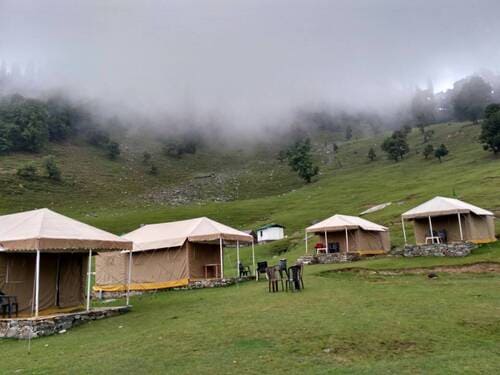 Camping in Chopta - The Meadows Camp
