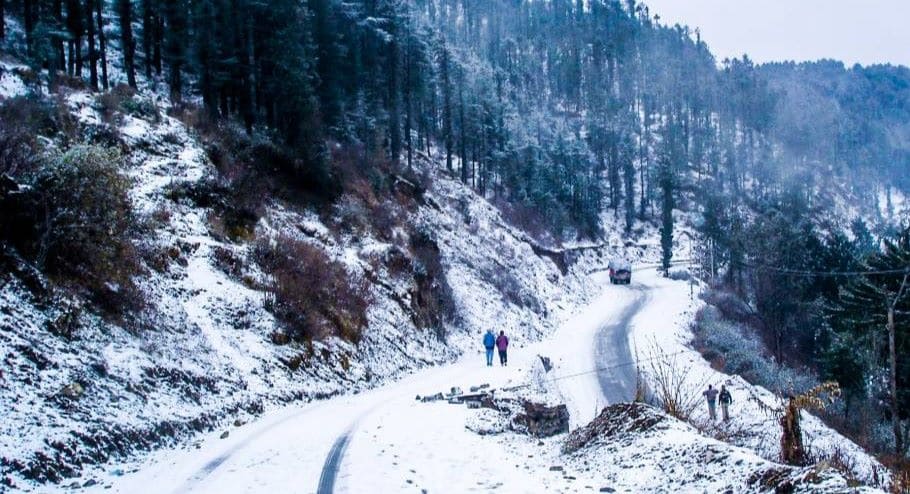 Kausani Snowfall Places in Uttrakhand
