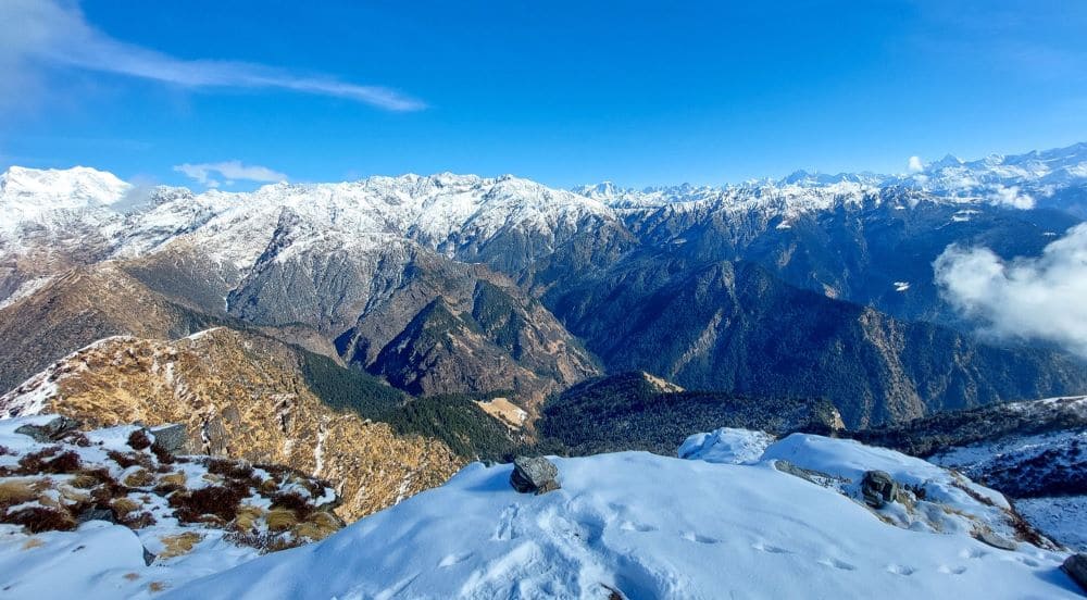 chopta Snowfall Places in Uttrakhand