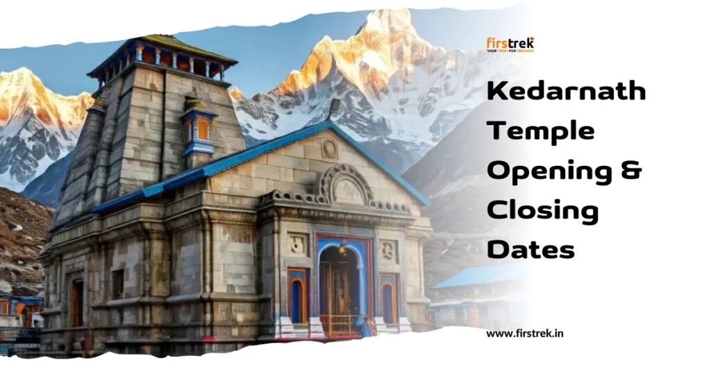 Kedarnath temple Opening date 2025