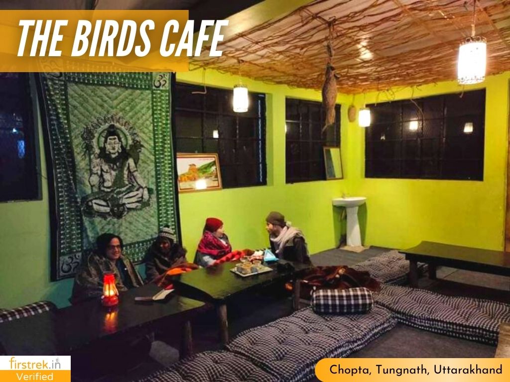 the birds cafe in chopta