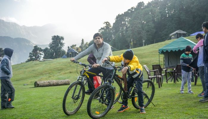 Cycling during Jungle Hike in Chopta Photo - 1