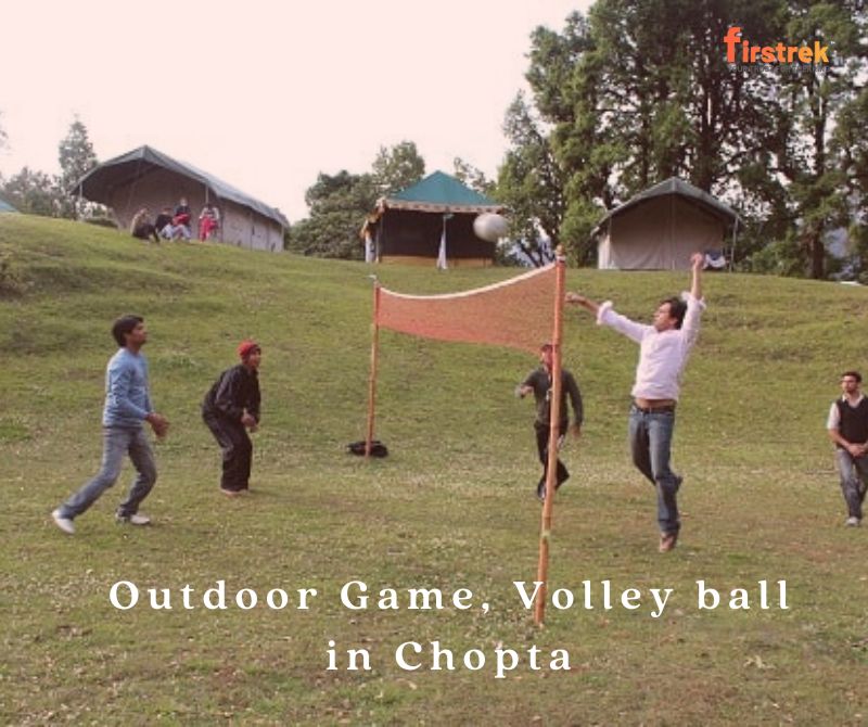Outdoor Game Volley ball in Chopta